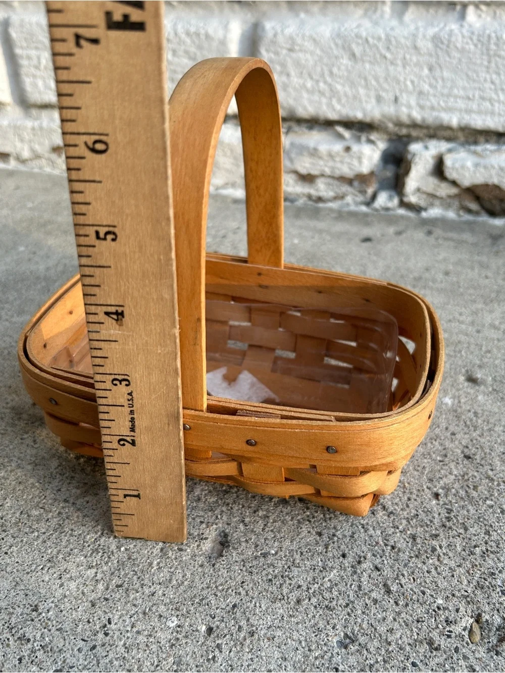 1996 Handwowen Longaberger Basket.  American Cancer Society